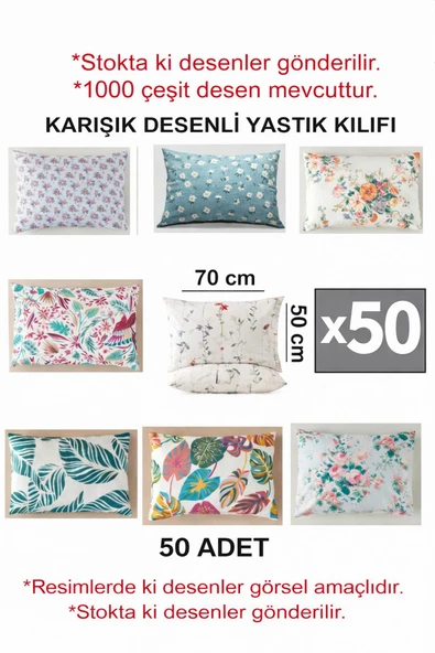 cs ilkim Vie En Cotton Karışık Desenli Yastık Kılıfı,Düğünlük Dağıtmalık Okuluk,Gündelik Kullanımlık ürün görseli 1