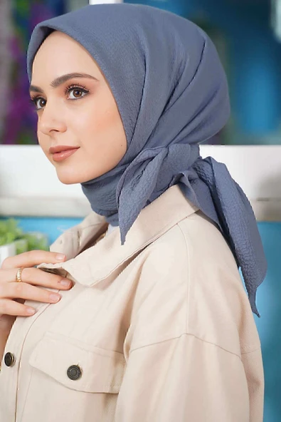 Organic Scarfs Kadın Testtür Mio Caz Eşarp Hijap Modeli ürün görseli 1