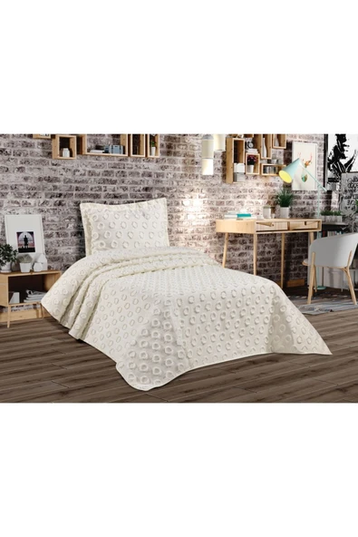 cs ilkim Cotton Collection Çift Kişilik Pike Takımı Yakut ürün görseli 1