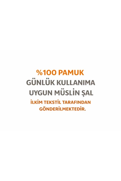 cs ilkim MÜSLİN ŞAL BORDO - Resim 2