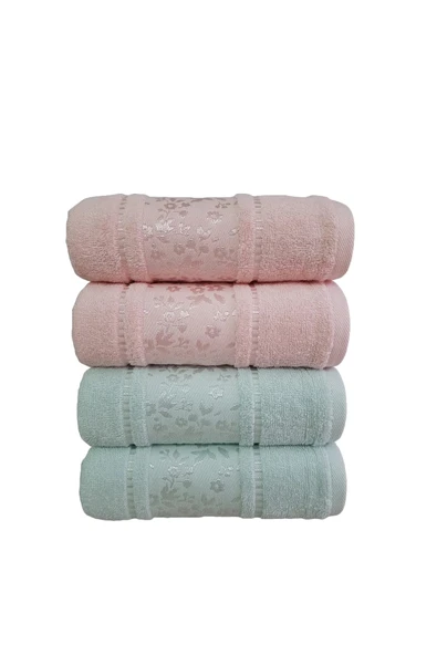 Özdilek Camellia Havlu 4'lü- Mint Pembe ürün görseli 1