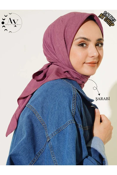 its AY shop Tesettür Kadın Bambu Kraş Şarabi Eşarp ürün görseli 1