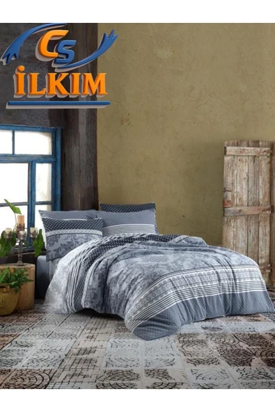 cs ilkim Çift Kişilik Nevresim Takımı | Lastiksiz Çarşaflı | Canlı Tasarım ürün görseli 1