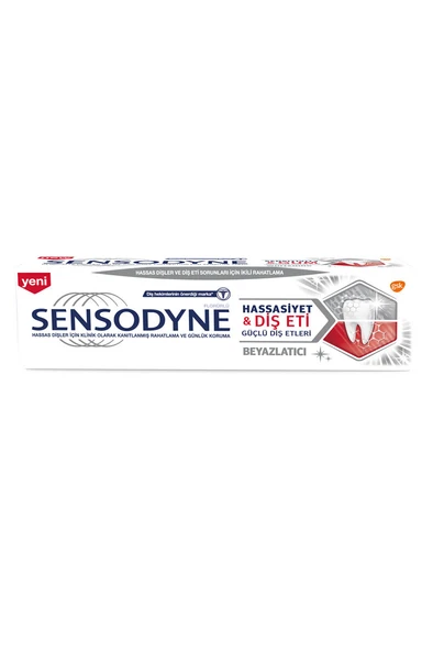 Sensodyne Diş Macunu 75ml Hassasiyet & Diş Eti Beyazlatıcı ürün görseli 1