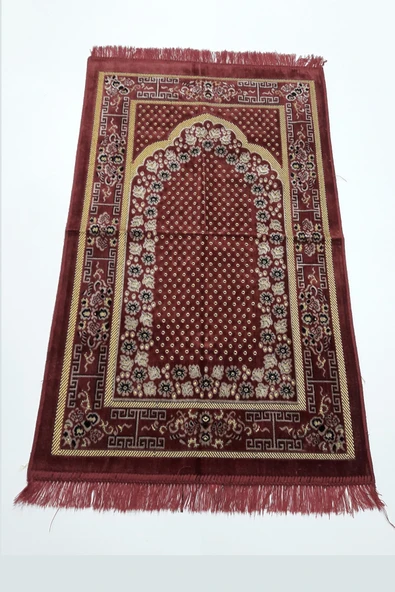 Dokumacı Şipinger Namaz Seccadesi Gül Kurusu ürün görseli 1