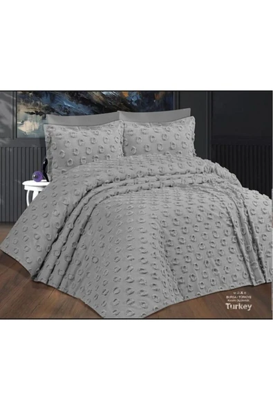 cs ilkim Cotton Collection Çift Kişilik Pike Takımı Yakut ürün görseli 1