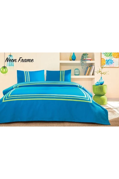 Özdilek Neon Frame Tek Kişilik Pike Takımı ürün görseli 1