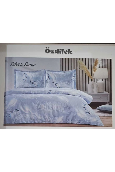Özdilek Ranforce Tek Kişilik Nevresim Takımı Silver Snow ürün görseli 1