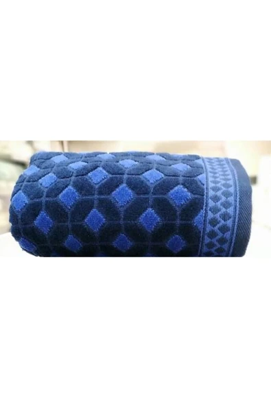 Özdilek Decora Tekli Lacivert Havlu 50x90cm - Resim 2
