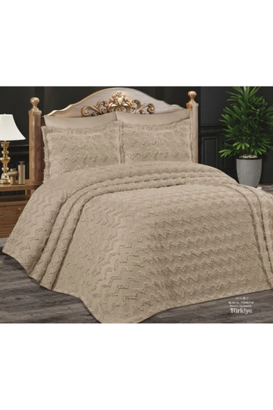 cs ilkim Cotton Collection Çift Kişilik Pike Takımı Zebra ürün görseli 1