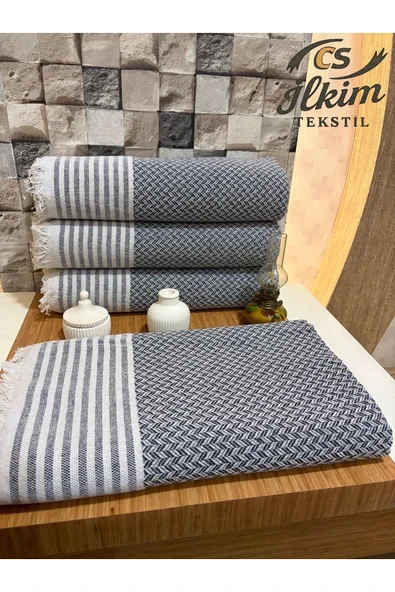 cs ilkim Koltuk Örtüsü, Çekyat Örtüsü, Pamuklu Örtü, Mevsimlik Pike 170 x 210 ürün görseli 1