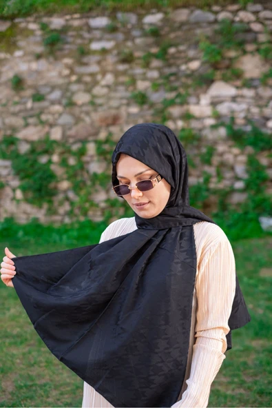 Fresh Schal Kazayağı Desen İpeksi Jakar Şal ürün görseli 1