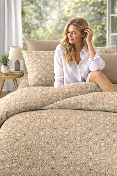 cs ilkim %100 Pamuk Yonca Desen Çift Kişilik Pike 200*240 cm (YENİ MODEL) ürün görseli 1