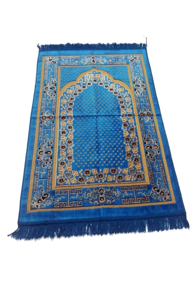 Dokumacı Şipinger Namaz Seccadesi Saks Mavi ürün görseli 1