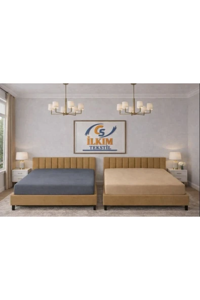 cs ilkim 2'li Comford Penye Çarşaf fitted 100x200 ürün görseli 1