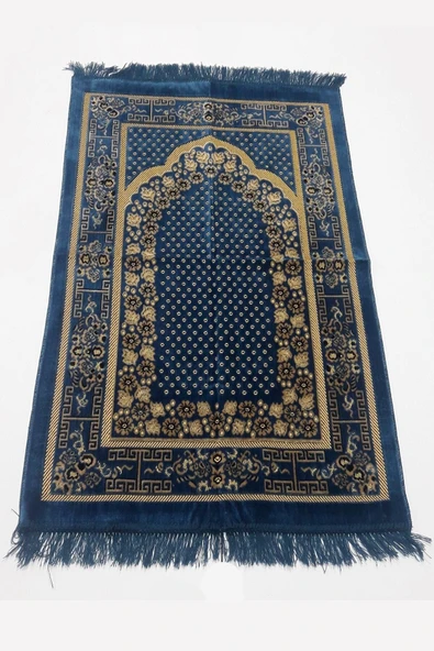 Dokumacı Şipinger Namaz Seccadesi Mavi ürün görseli 1