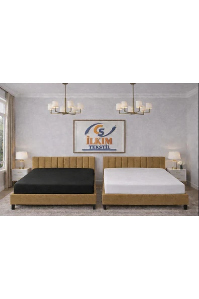 cs ilkim 2'li Comford Penye Çarşaf fitted (160x200) ürün görseli 1