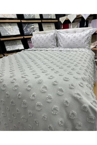 cs ilkim Cotton Collection Çift Kişilik Pike Safir ürün görseli 1