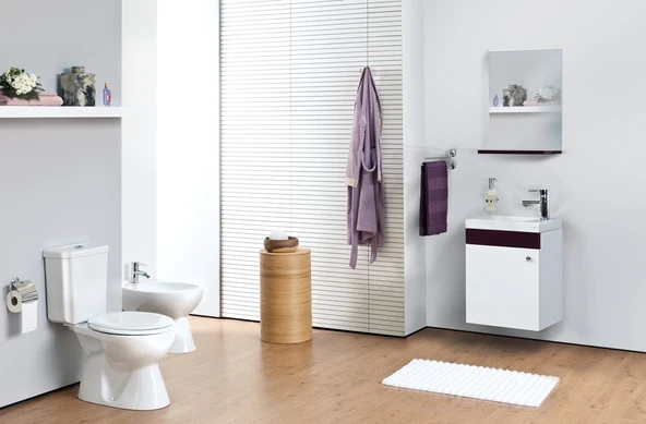 Creavit Elmas 45 Cm Banyo Dolabı Takımı ürün görseli 1