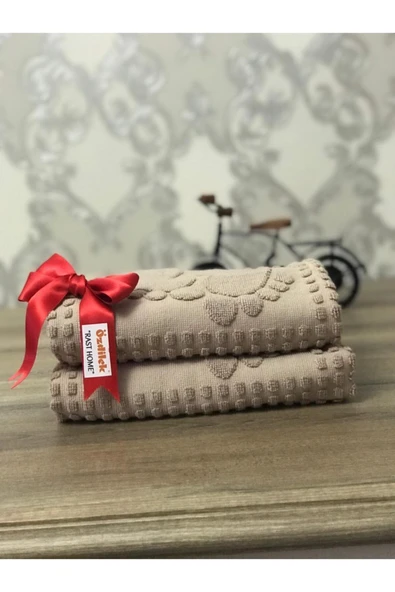 Özdilek Banyo Ayak Havlusu 2li - Bej ürün görseli 1