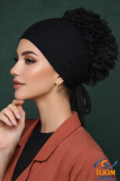 cs ilkim 5'Lİ PAKET SİYAH FIRFIRLI BONE (YENİ MODEL) ürün görseli 1
