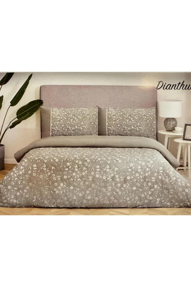 Özdilek Nev Tek Kişilik Nevresim Takımı Dianthus Gri (Y) ürün görseli 1