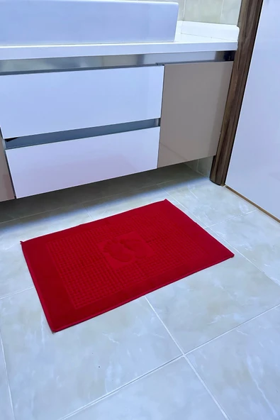 Özdilek %100 Pamuk Ayak Havlusu 2 Adet Banyo Ayak Paspası 50x70 cm ürün görseli 1