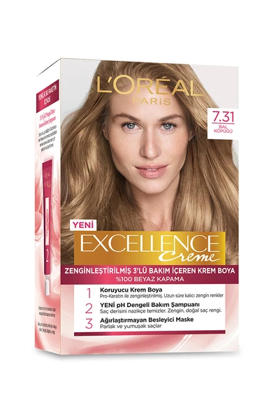 Excellence Saç Boyası 7.31 Bal Peteği ürün görseli 1