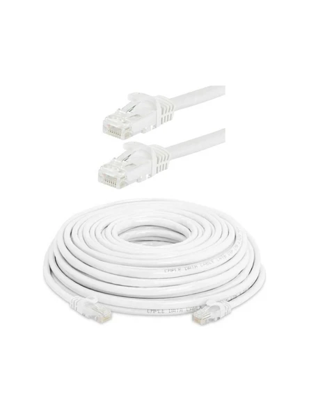 Cat6 Network Internet Ethernet Bilgisayar Kablosu RJ45 5 Metre Patch Kablo - Resim 2