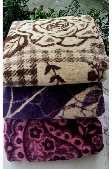 TEKSTİLCİ Kuyucak Peluş Battaniye Tek Kişilik 160x225 Çeşitli Renklerde aktartekstil ürün görseli 1