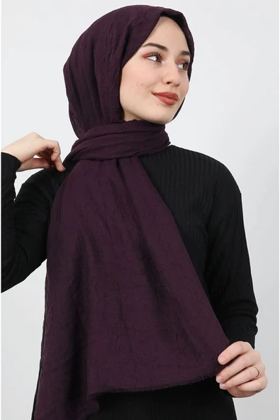Mides scarf Bambu Kraş Şal Modeli - Resim 4