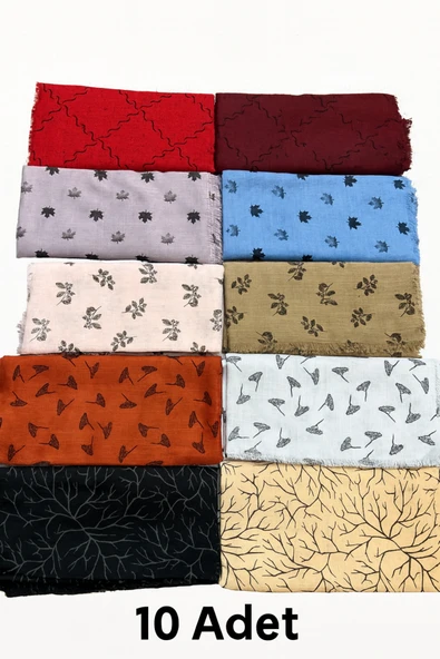 cs ilkim 10lu Paket Yumuşak Dokulu Eşarp Okuluk Dağıtmalık Hediyelik 100x100 ürün görseli 1