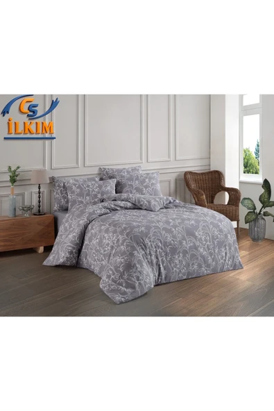 cs ilkim Çift Kişilik Nevresim Takımı | Lastiksiz Çarşaflı | Canlı Tasarım ürün görseli 1