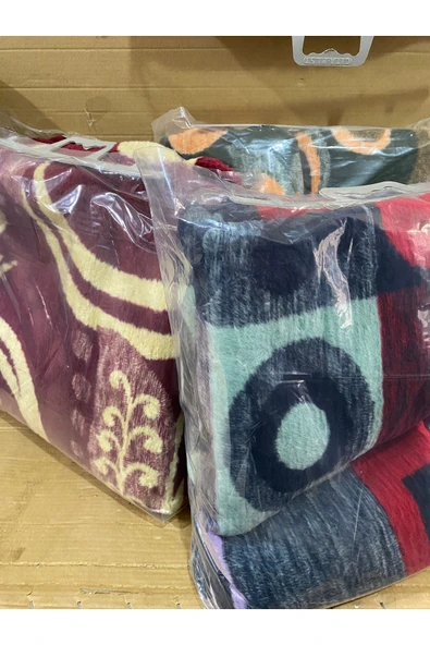 Başaran tekstil Çift Kişilik Lüks Peluş Uşak Battaniyesi- 3 KG. ürün görseli 1