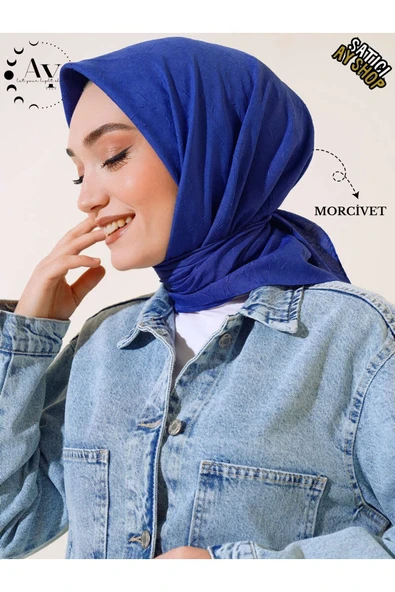 its AY shop Tesettür Kadın Bambu Kraş Morcivet Eşarp ürün görseli 1