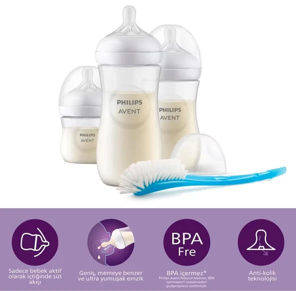 Philips Avent SCD837/12 Doğal Tepkili Yenidoğan Hediye Seti ürün görseli 1