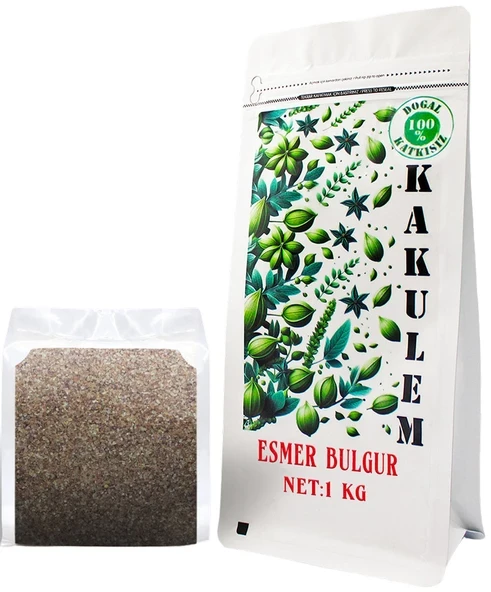KAKULEM SERTİFİKALI Esmer Çiğ Köftelik İnce Bulgur 1 KG ürün görseli 1