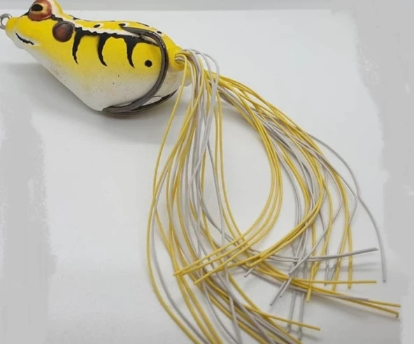 Daiwa D Frog Silikon Kurbağa Yem-Yellow Toad - Resim 3