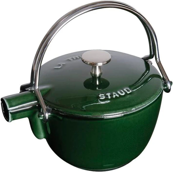 Staub Specialties Döküm Demlik, Demir, Yeşil ürün görseli 1