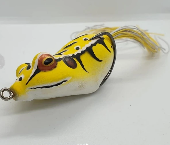 Daiwa D Frog Silikon Kurbağa Yem-Yellow Toad - Resim 2