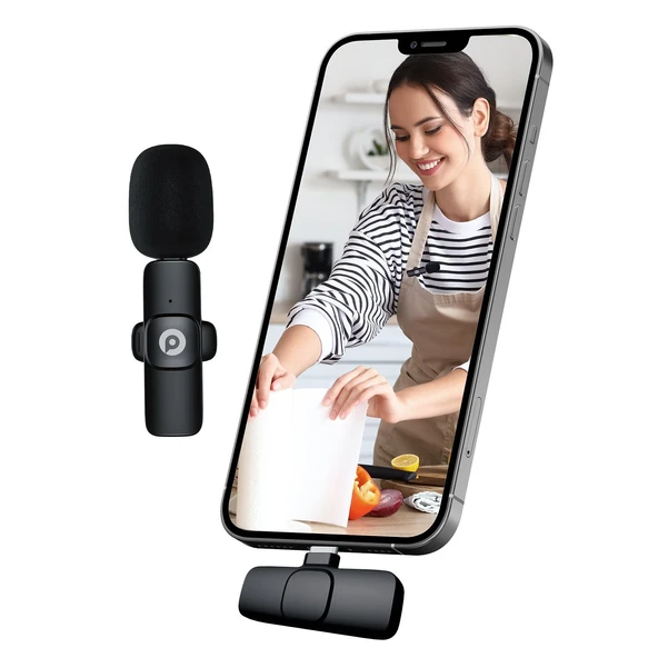 Polosmart PSM114 Wireless Mikrofon Siyah - Resim 2