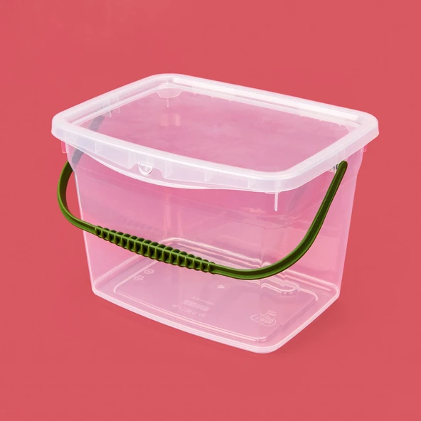 Life Q-Box Saplı Saklama Kabı - Şeffaf - 4 lt ürün görseli 1