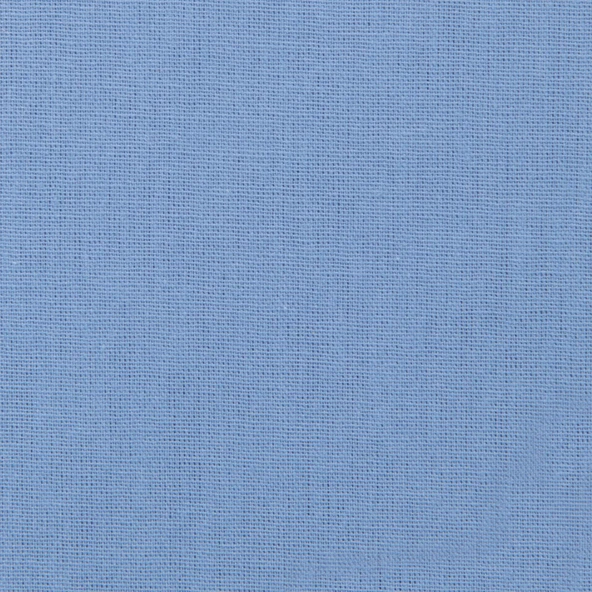 Soft Basic Çift Kişilik Lastikli Çarşaf - Mavi - 160x200 cm - Resim 3