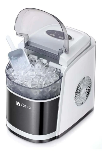 Vosco Set Üstü Buz Makinesi 12 Kg Gri ürün görseli 1