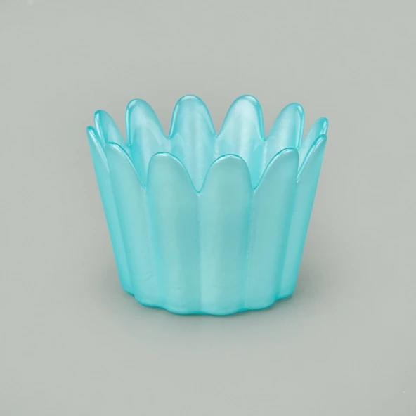 Deco Tulu Mumluk - Turkuaz - 9 cm ürün görseli 1