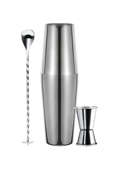 Vosco Vb-kb3 3 Parça Boston Shaker Kokteyl Seti, 750 ml ürün görseli 1