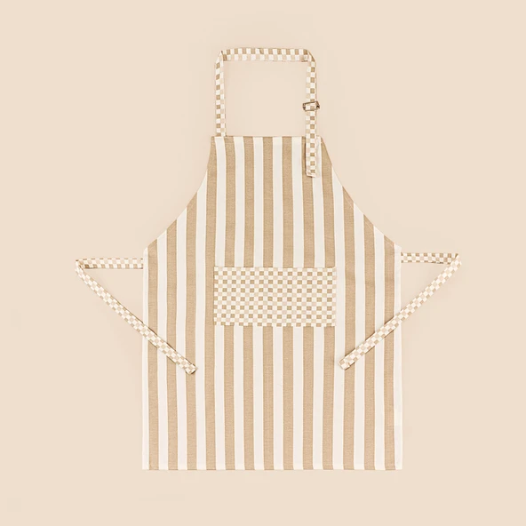 Soft Riga Mutfak Önlüğü - Bej / Ekru - 54x78 cm ürün görseli 1