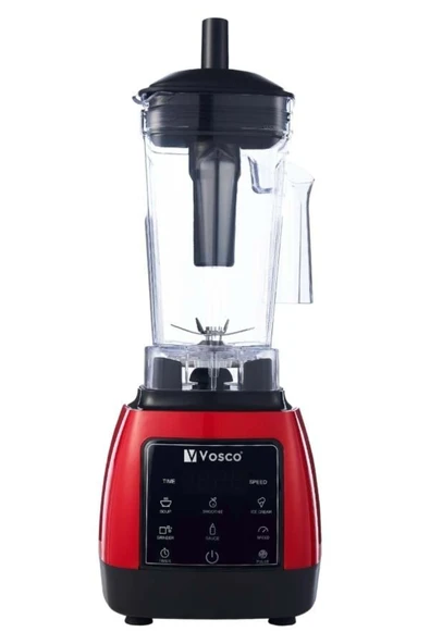 Vosco Home Pro Blender 1600W 2L Kırmızı ürün görseli 1