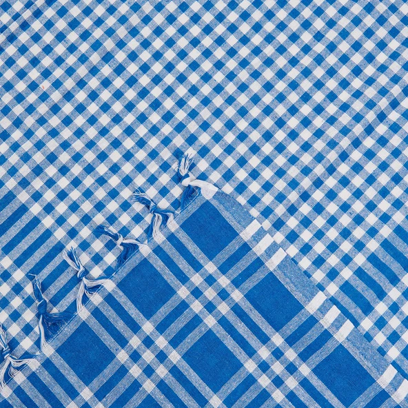 Soft Piknik Örtüsü - Mavi - 165x165 cm - Resim 2