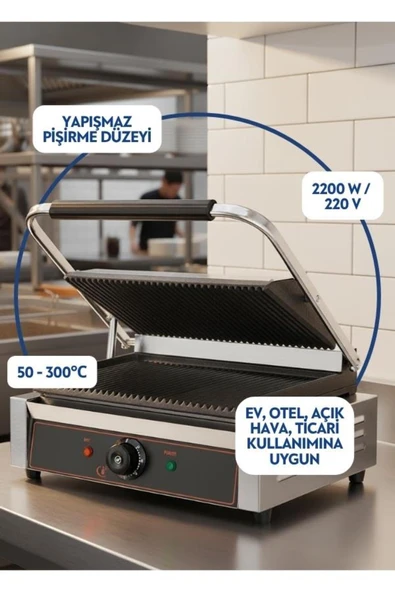 Vosco Tost Makinası 16 Dilim - Resim 2